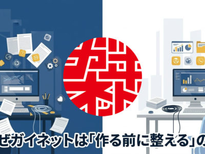 なぜガイネットは「作る前に整える」のか
