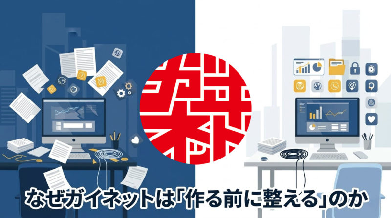 なぜガイネットは「作る前に整える」のか