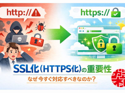 ホームページSSL化（https化）の重要性