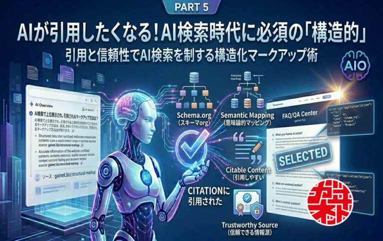 AIが引用したくなる！AI検索時代に必須の「構造的ライティング術」（第5回・最終回）