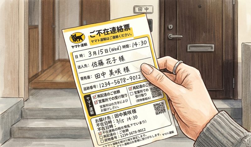 「また不在票…」に隠された、めちゃくちゃ優秀な仕組み